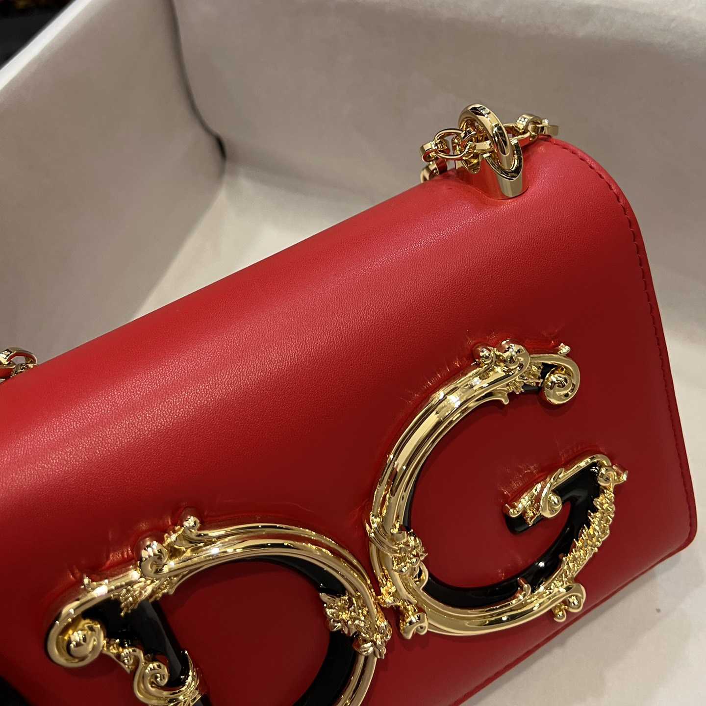 Dolce & Gabbana Nappa Mordore Leather DG Girls Bag - DopestKickz