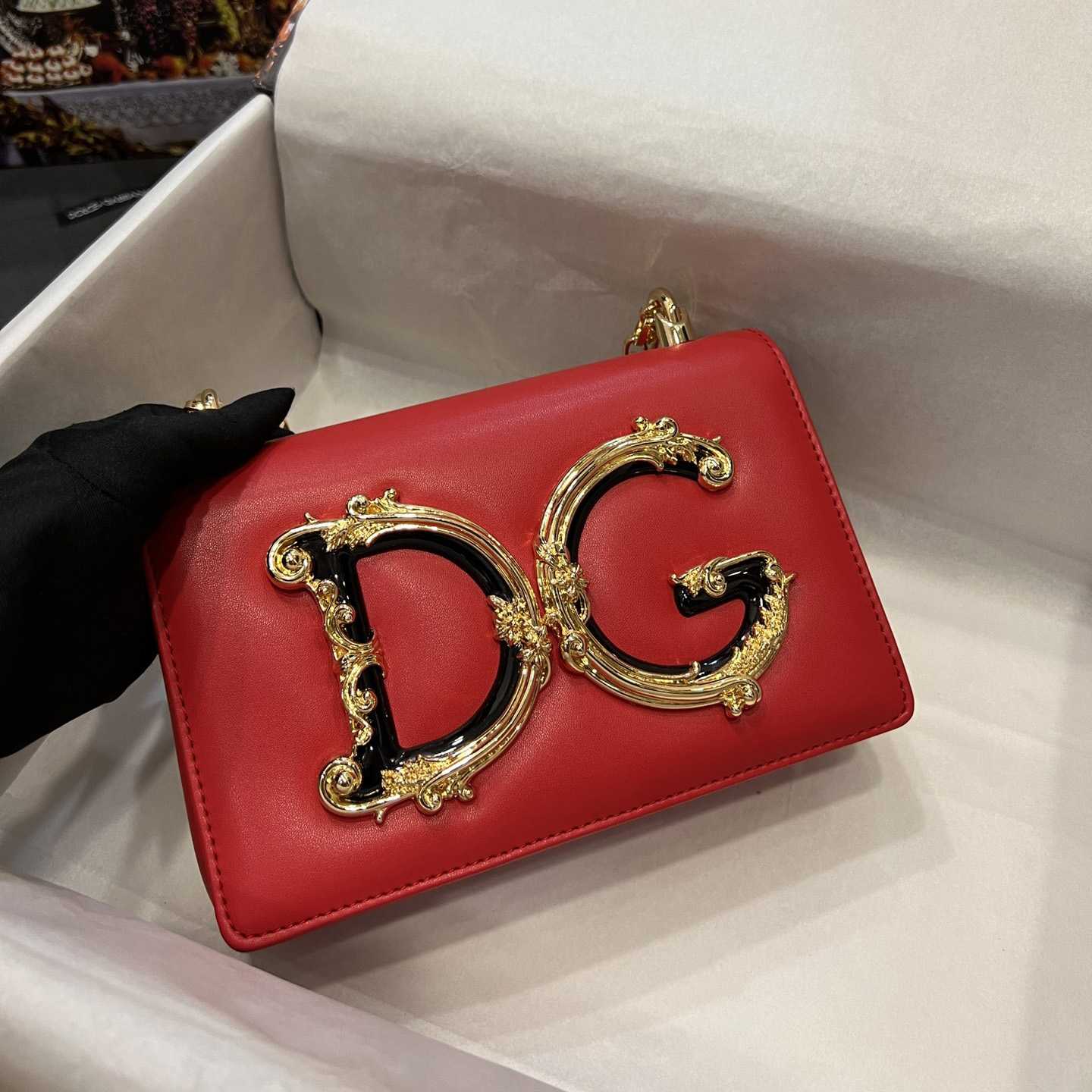Dolce & Gabbana Nappa Mordore Leather DG Girls Bag - DopestKickz