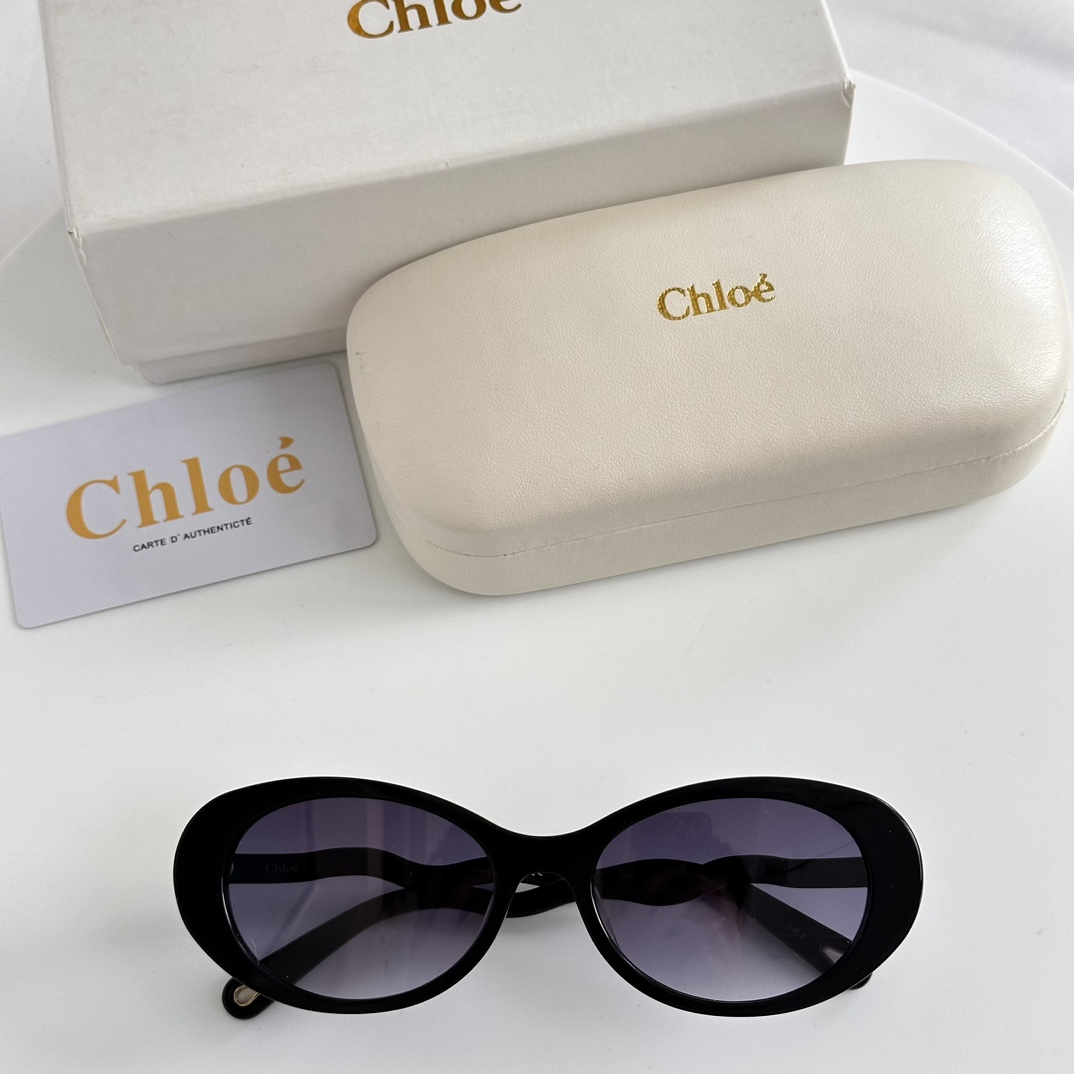 Chloe Eyewear Oval Frame Sunglasses   CH0088S - DopestKickz
