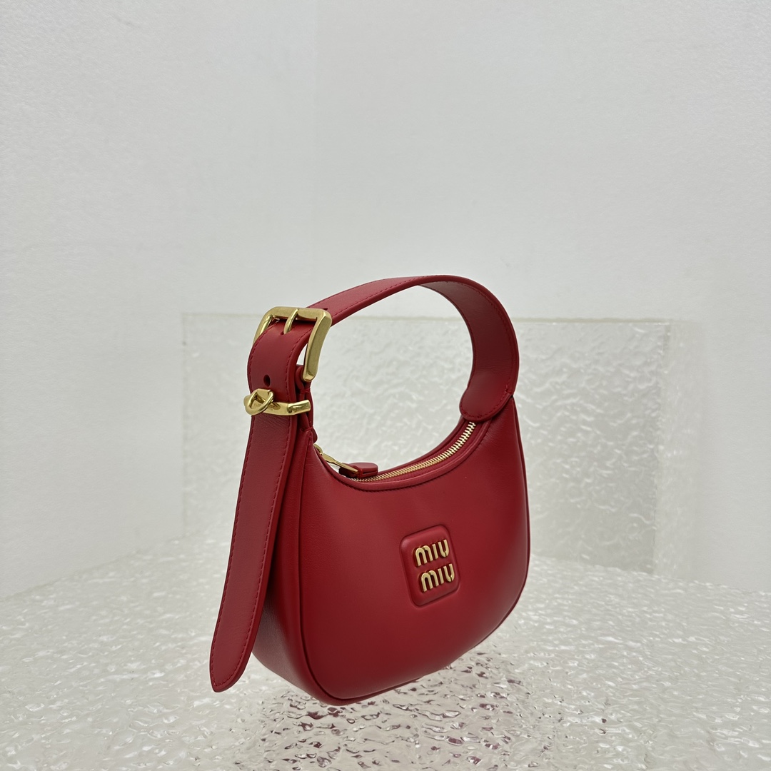 Miu Miu Leather Hobo Bag - DopestKickz