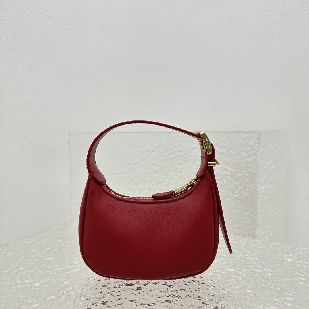 Miu Miu Leather Hobo Bag - DopestKickz