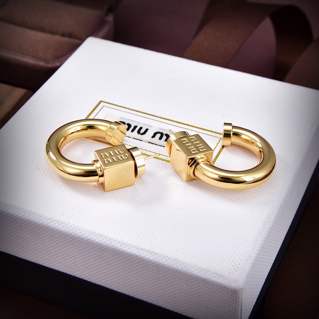 Miu Miu Metal Earrings - DopestKickz