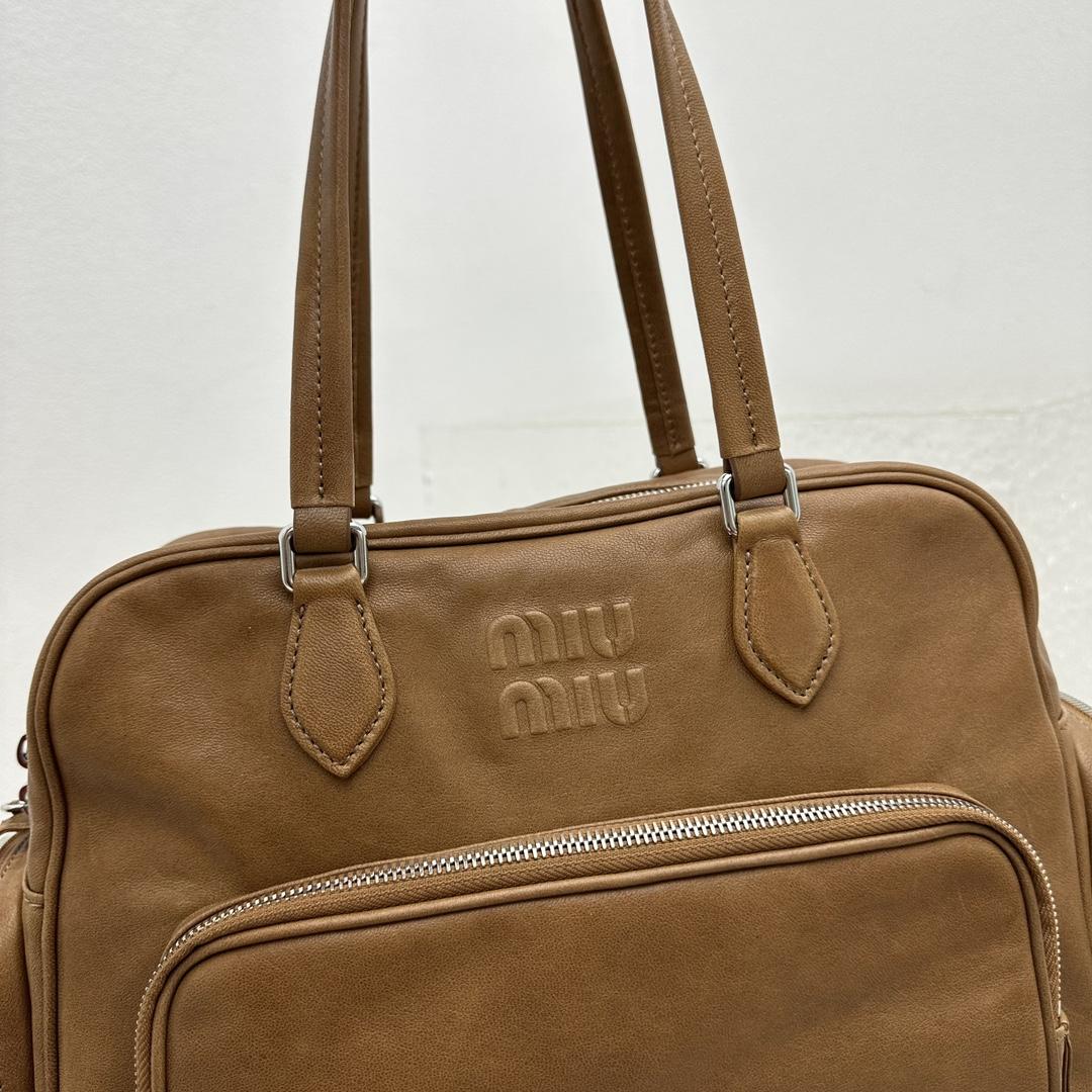 Miu Miu Nappa Leather Top-handle Bag - DopestKickz