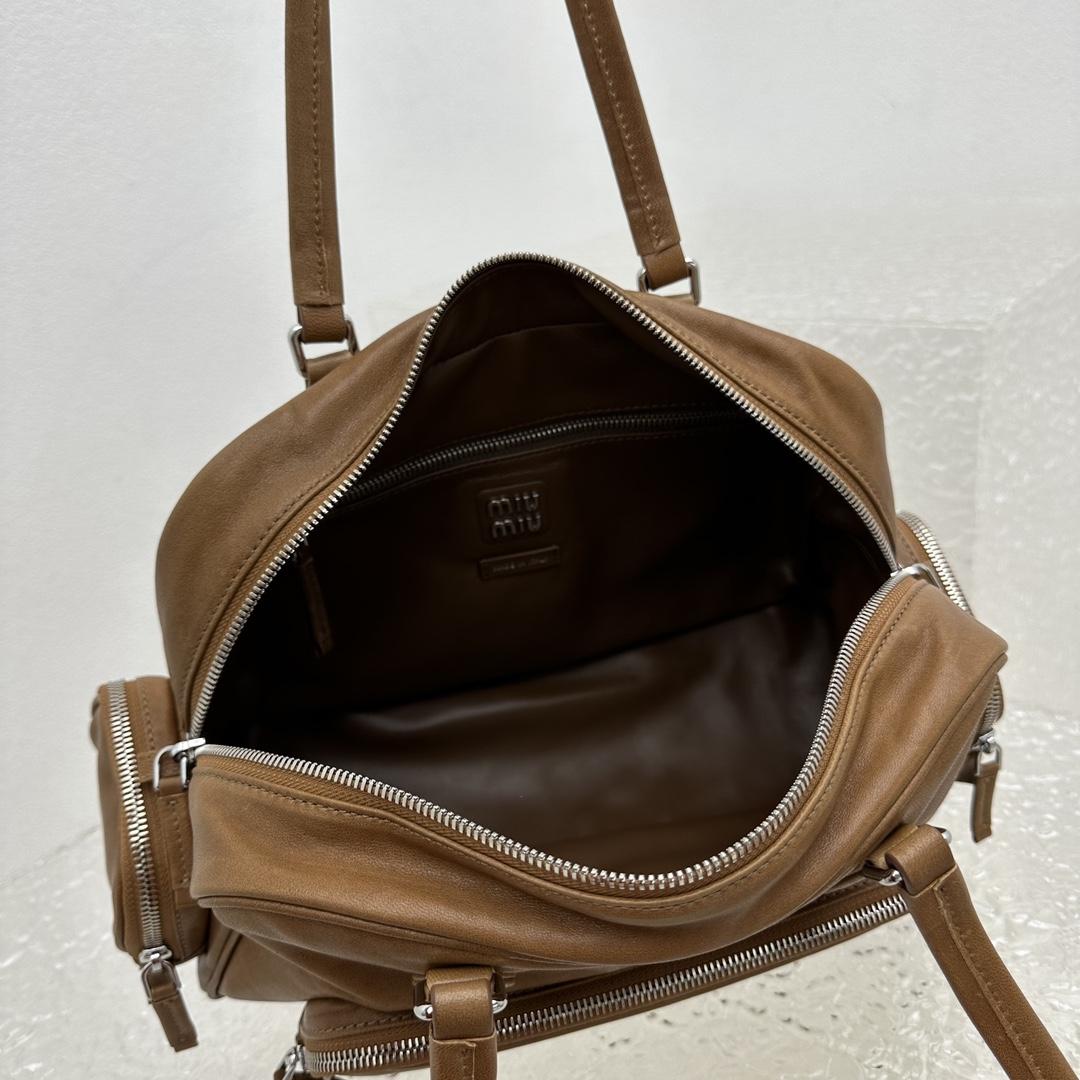 Miu Miu Nappa Leather Top-handle Bag - DopestKickz