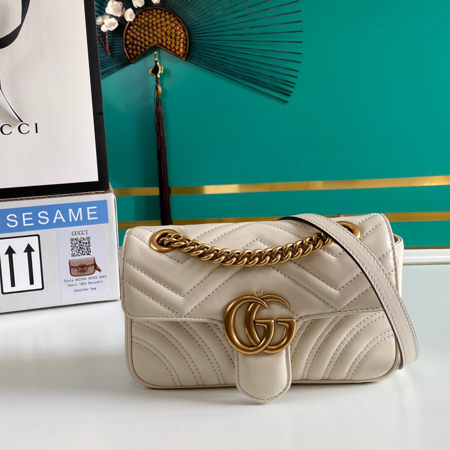 Gucci GG Marmont Matelassé Mini Bag - DopestKickz