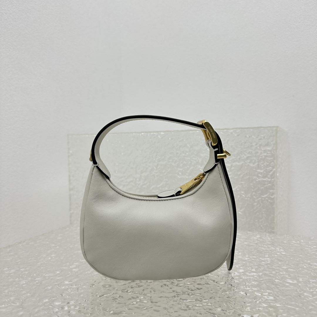 Miu Miu Leather Hobo Bag - DopestKickz