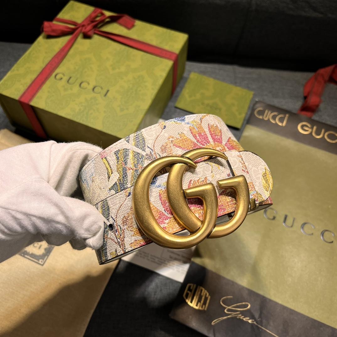 Gucci GG Marmont Wide Belt - DopestKickz