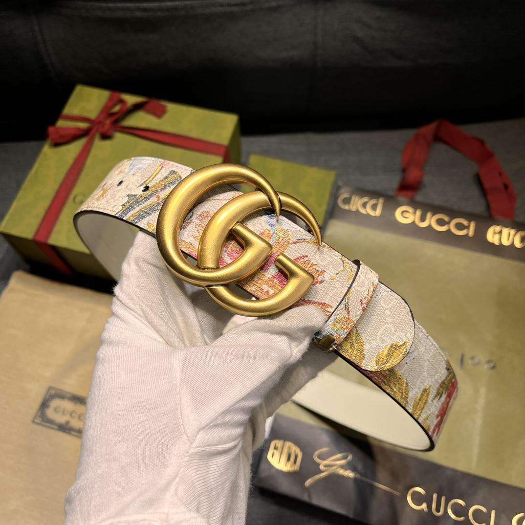 Gucci GG Marmont Wide Belt - DopestKickz