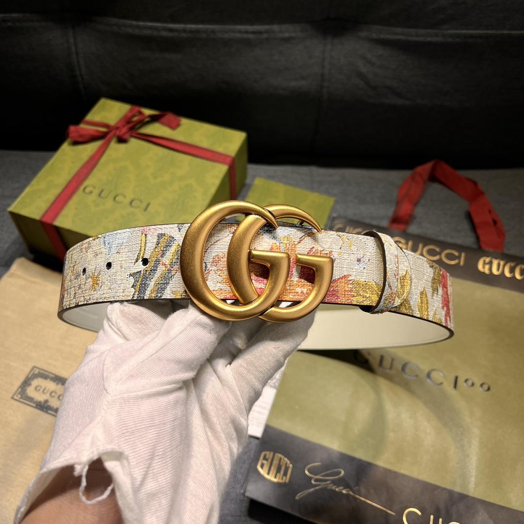 Gucci GG Marmont Wide Belt - DopestKickz