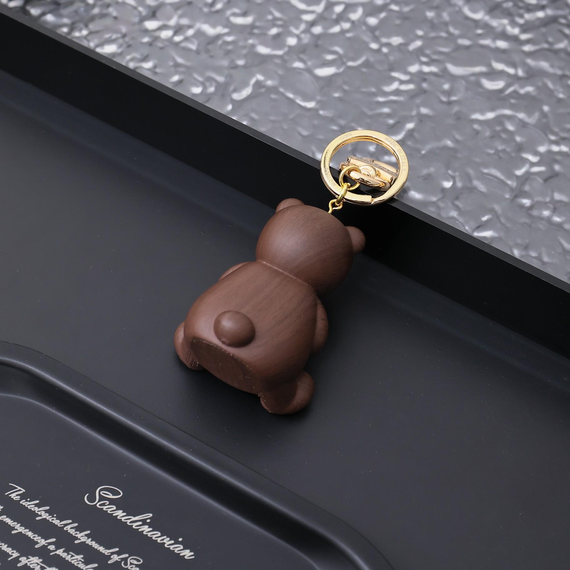 Louis Vuitton LV Teddy Bear Keyring And Bag Charm   M01360 - DopestKickz