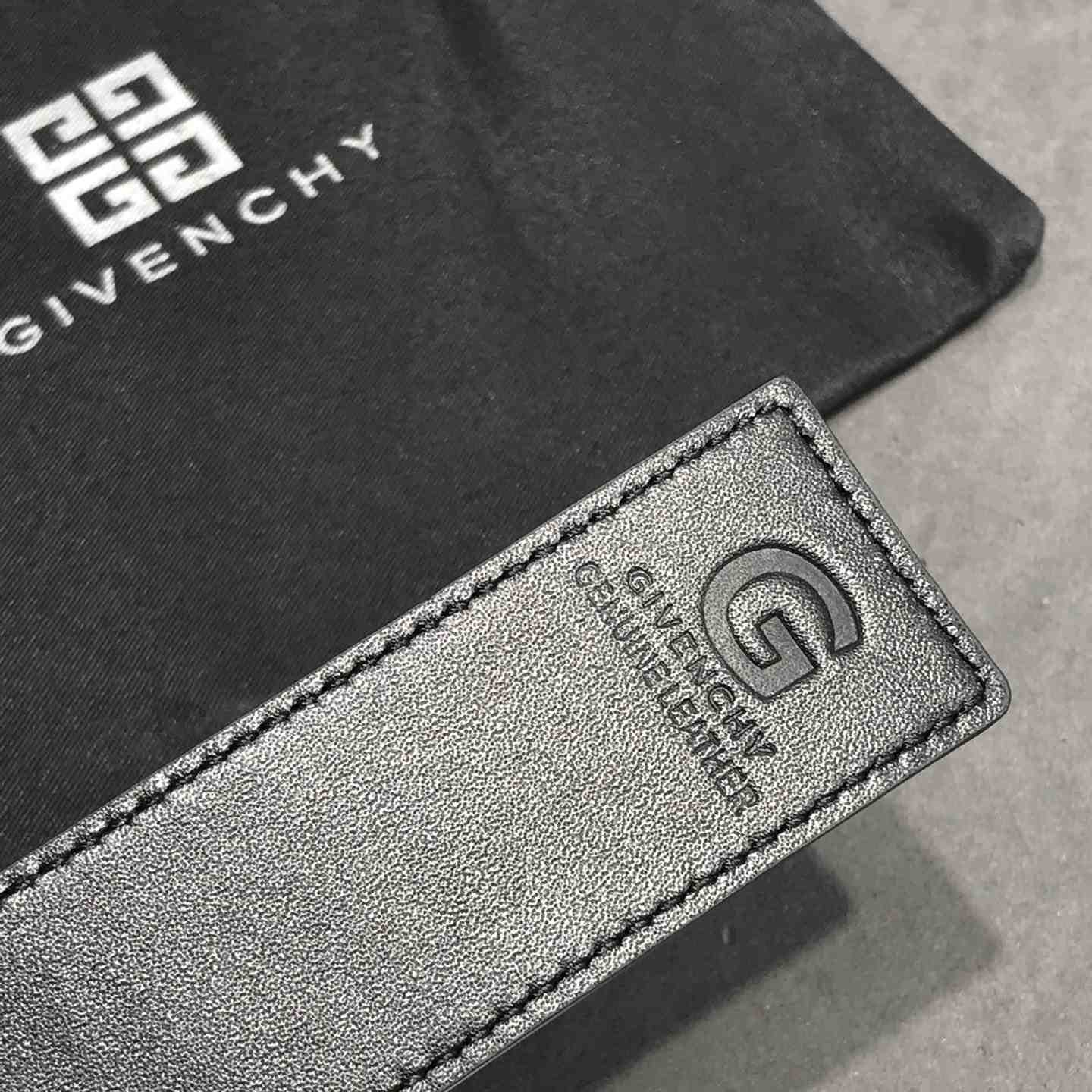Givenchy 4G Reversible Belt In Leather And 4G Coated Canvas - DopestKickz