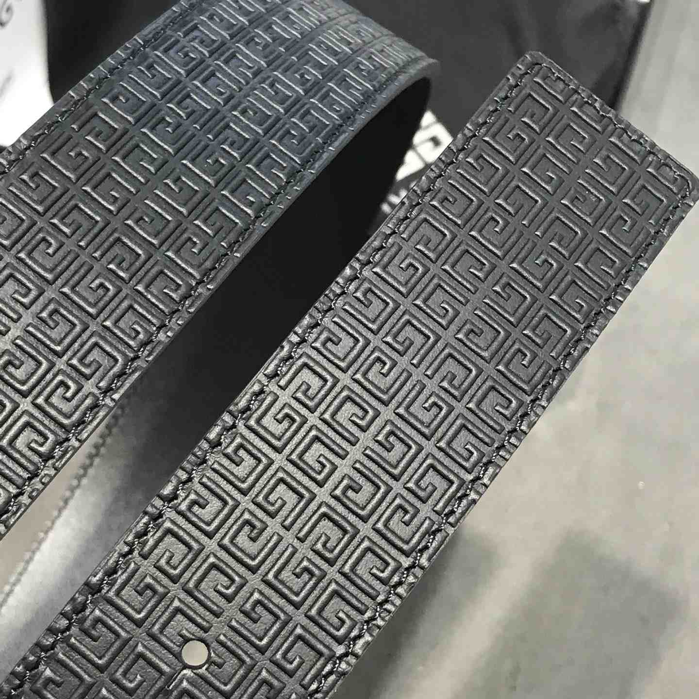 Givenchy 4G Reversible Belt In Leather And 4G Coated Canvas - DopestKickz