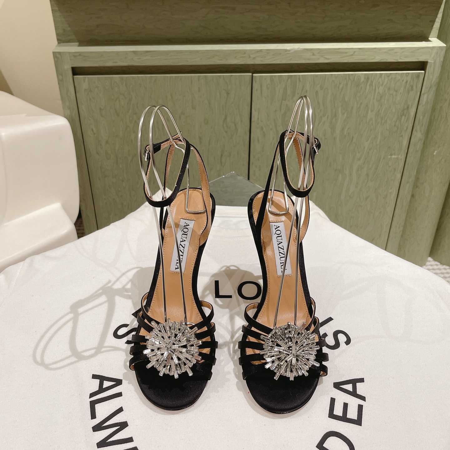 Aquazzura Stardust 105mm Sandals - DopestKickz