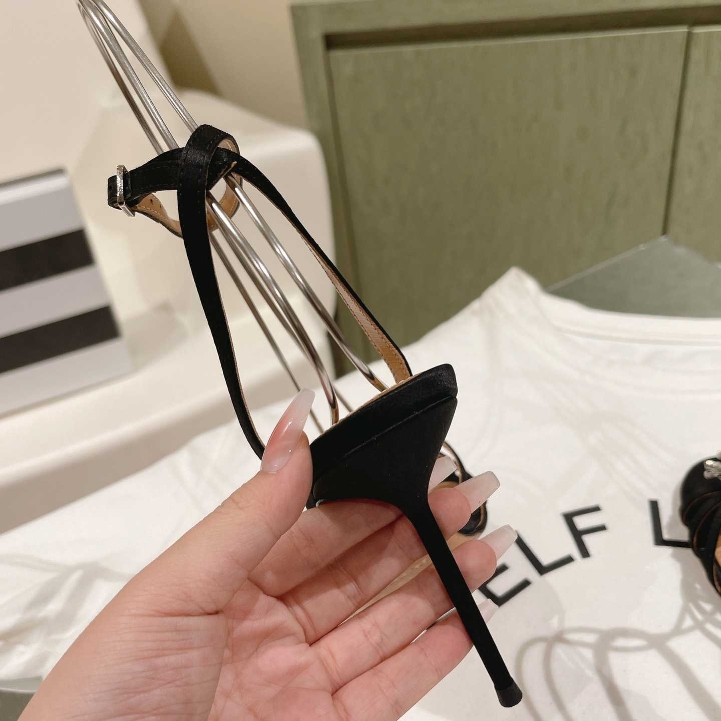 Aquazzura Stardust 105mm Sandals - DopestKickz