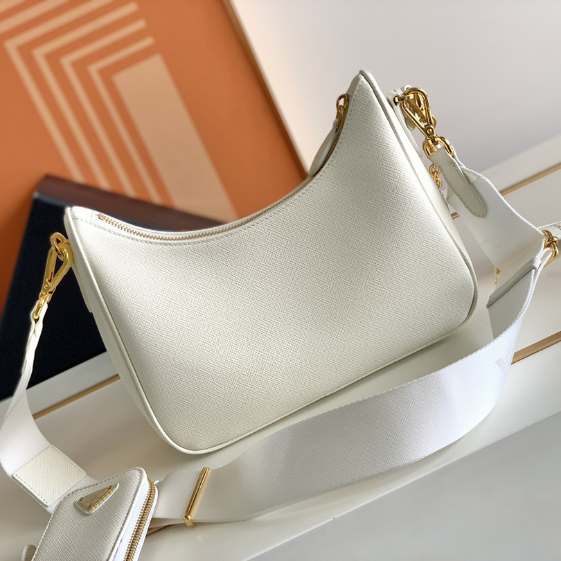 Prada Re-Edition 2005 Saffiano Leather Bag (22-18-6.5cm) - DopestKickz