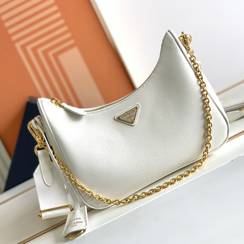 Prada Re-Edition 2005 Saffiano Leather Bag (22-18-6.5cm) - DopestKickz