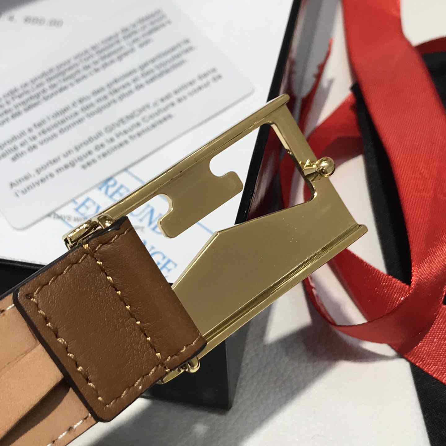 Givenchy  Leather Belt      30mm - DopestKickz