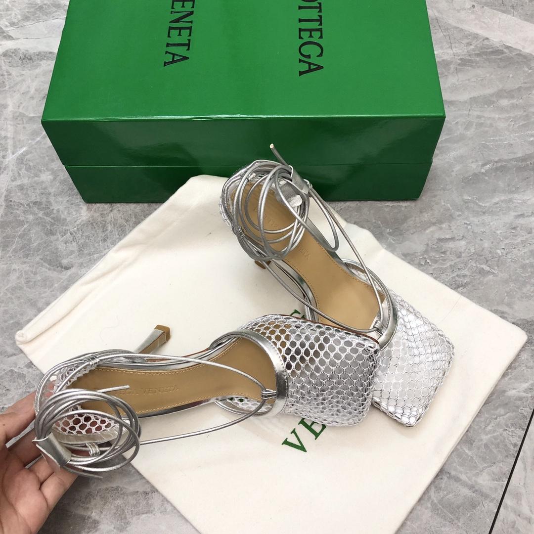 Bottega Veneta Stretch Lace-Up Sandal - DopestKickz