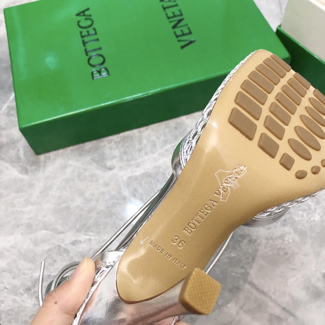 Bottega Veneta Stretch Lace-Up Sandal - DopestKickz