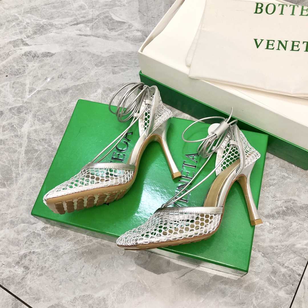 Bottega Veneta Stretch Lace-Up Sandal - DopestKickz