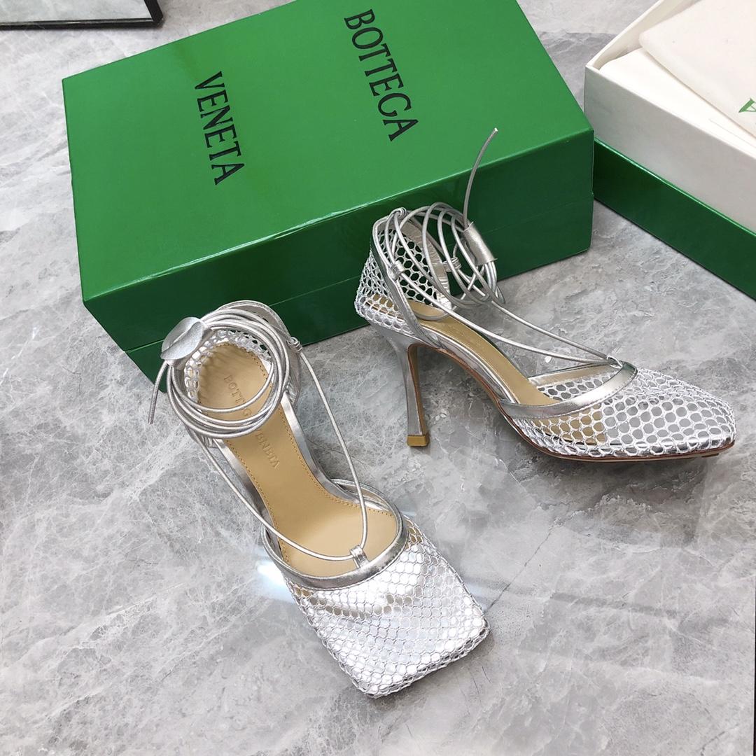 Bottega Veneta Stretch Lace-Up Sandal - DopestKickz