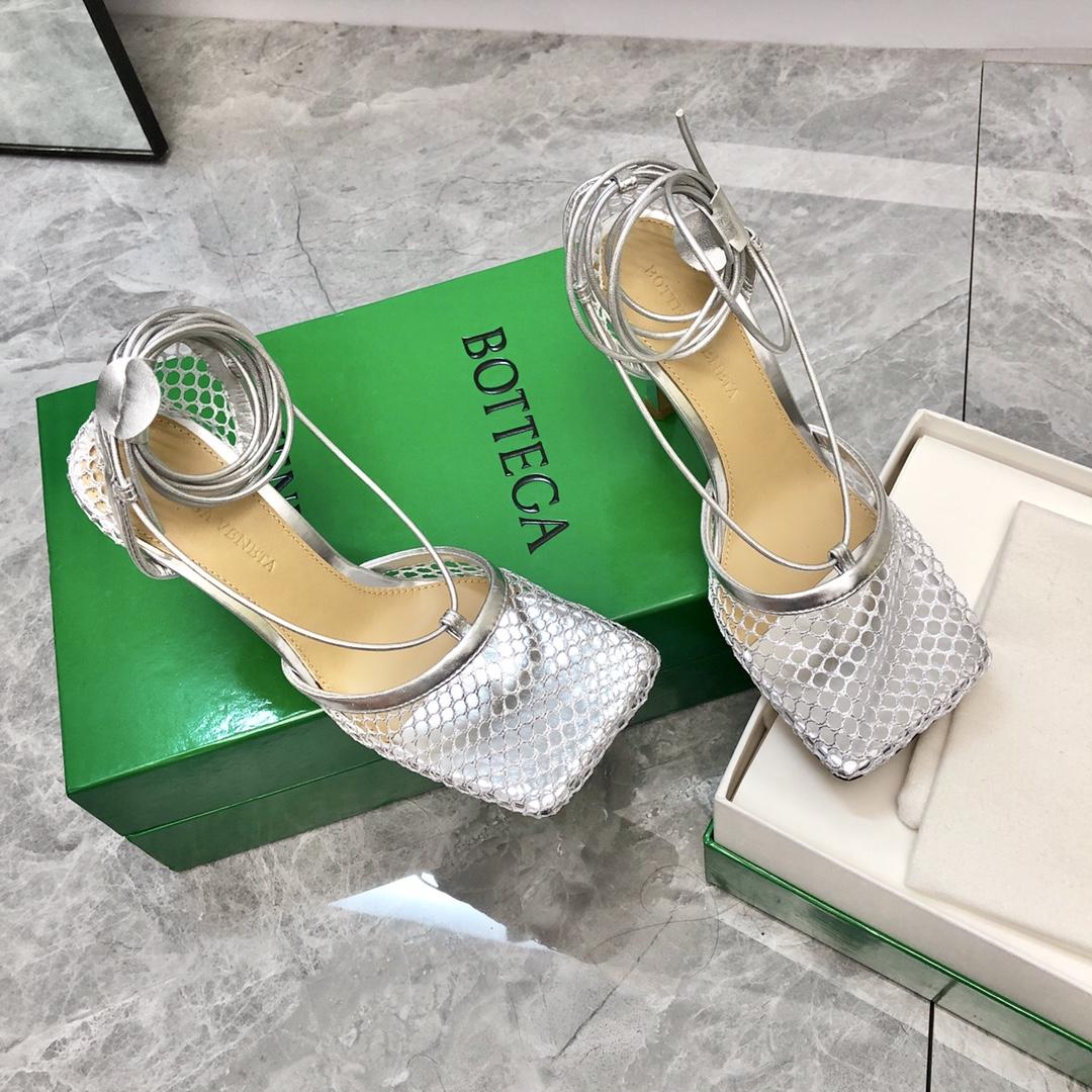 Bottega Veneta Stretch Lace-Up Sandal - DopestKickz