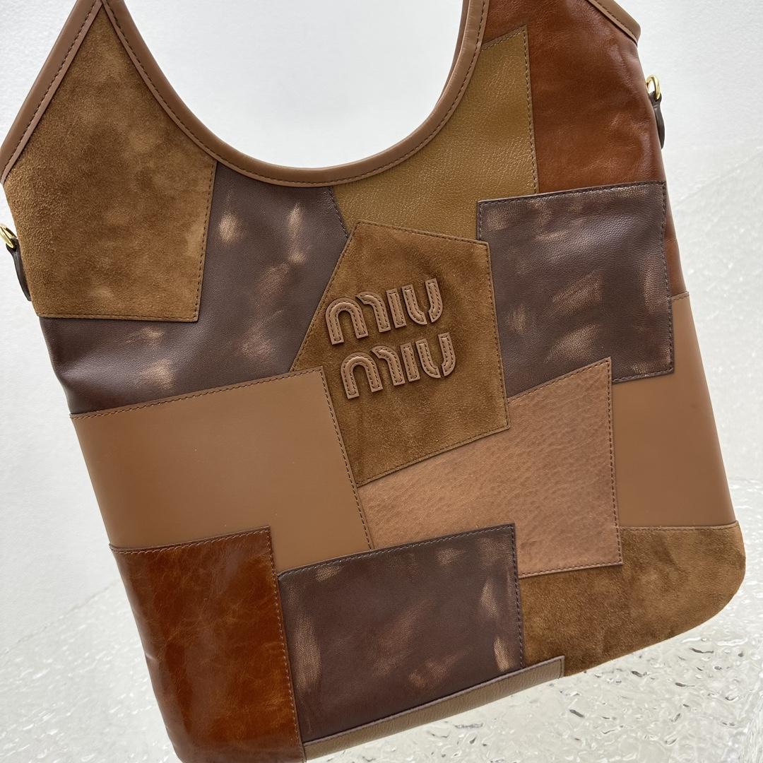 Miu Miu IVY Leather Patchwork Bag - DopestKickz