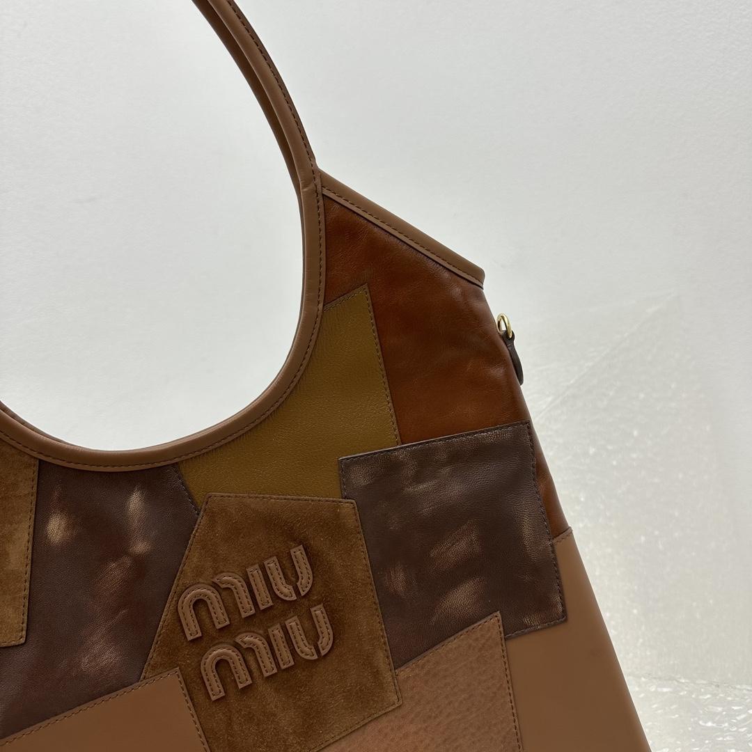Miu Miu IVY Leather Patchwork Bag - DopestKickz