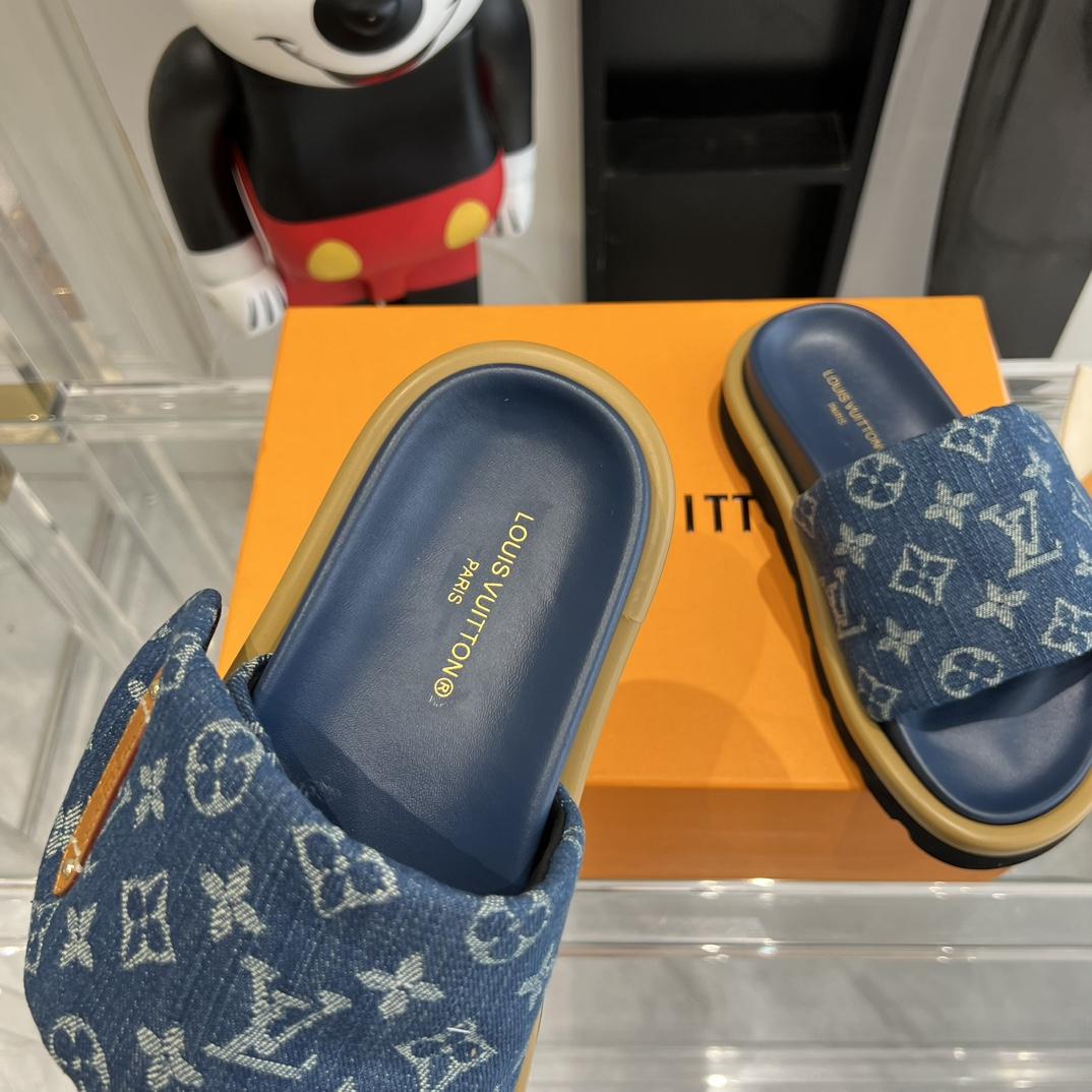 Louis Vuitton Pool Pillow Flat Comfort Mule    - DopestKickz