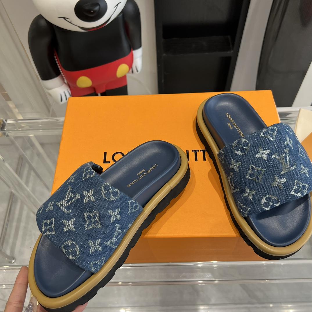 Louis Vuitton Pool Pillow Flat Comfort Mule    - DopestKickz