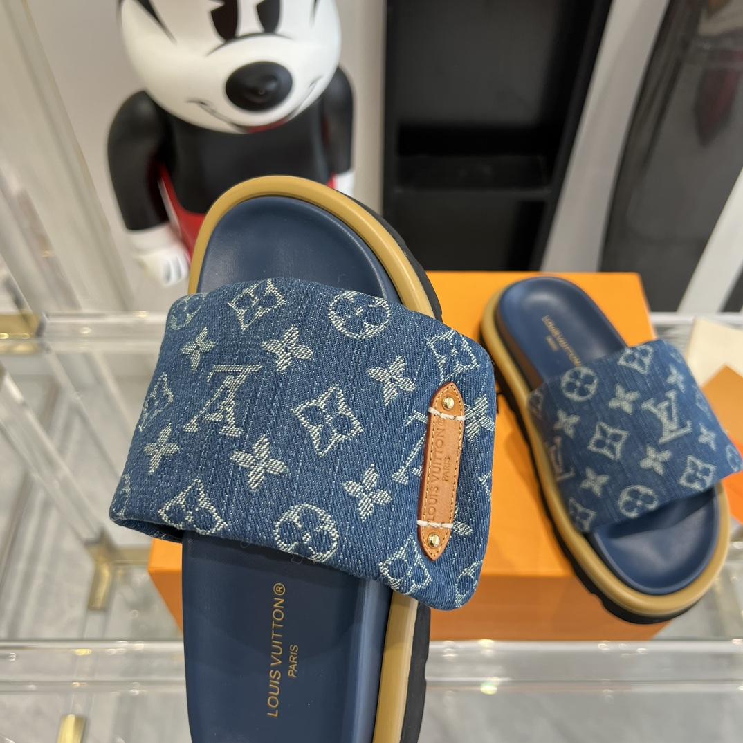 Louis Vuitton Pool Pillow Flat Comfort Mule    - DopestKickz