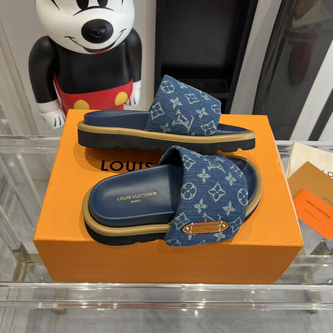 Louis Vuitton Pool Pillow Flat Comfort Mule    - DopestKickz