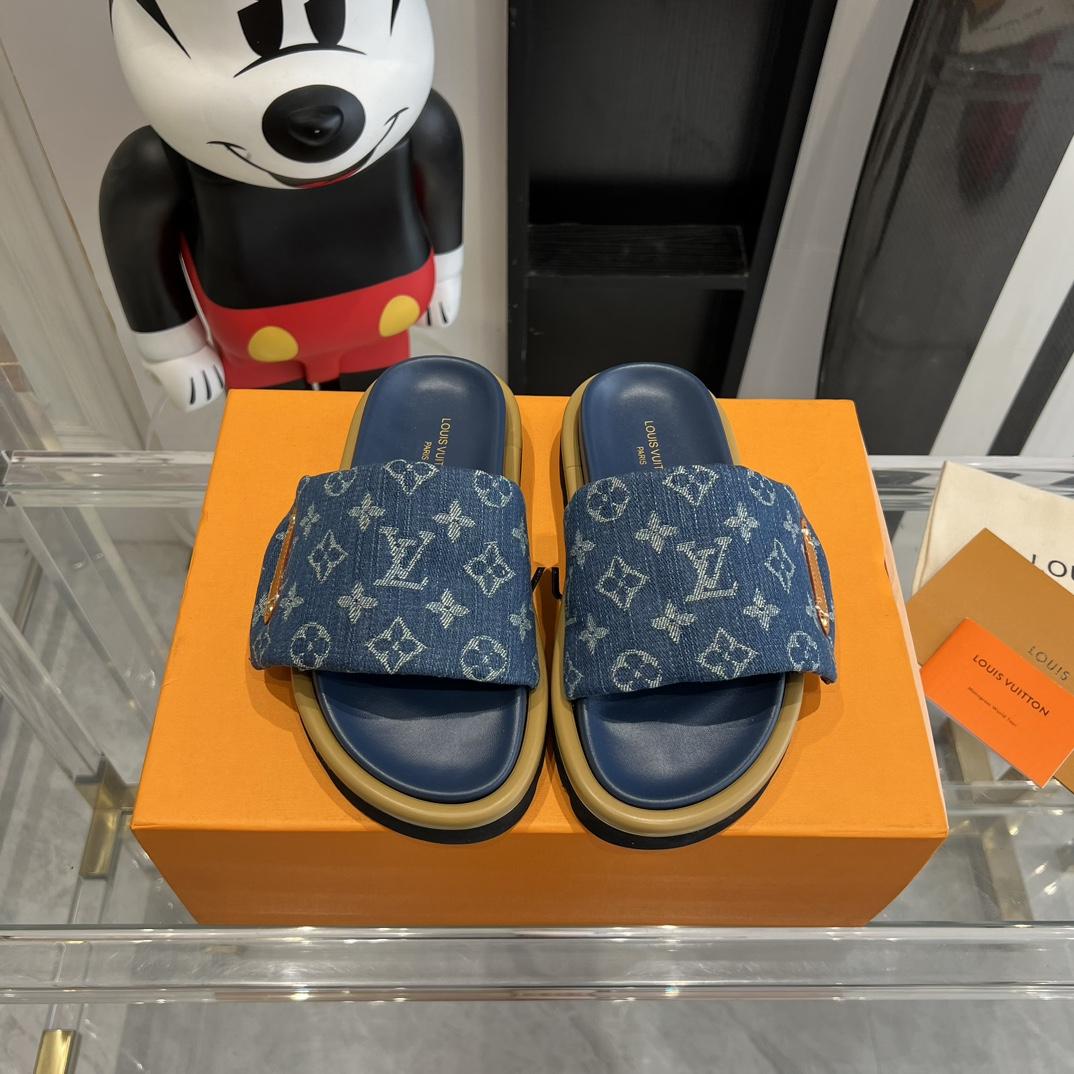 Louis Vuitton Pool Pillow Flat Comfort Mule    - DopestKickz