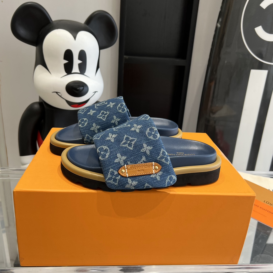 Louis Vuitton Pool Pillow Flat Comfort Mule    - DopestKickz