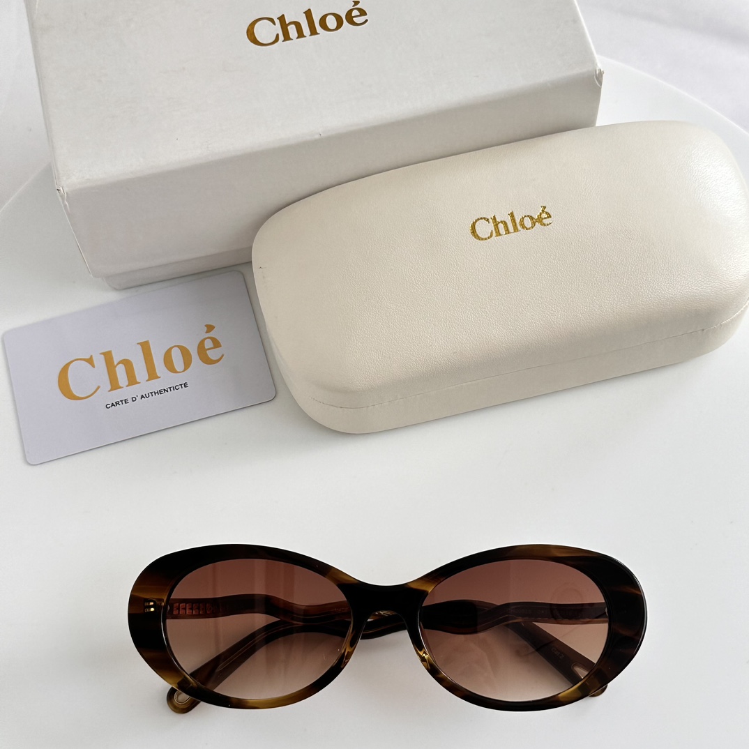 Chloe Eyewear Oval Frame Sunglasses   CH0088S - DopestKickz