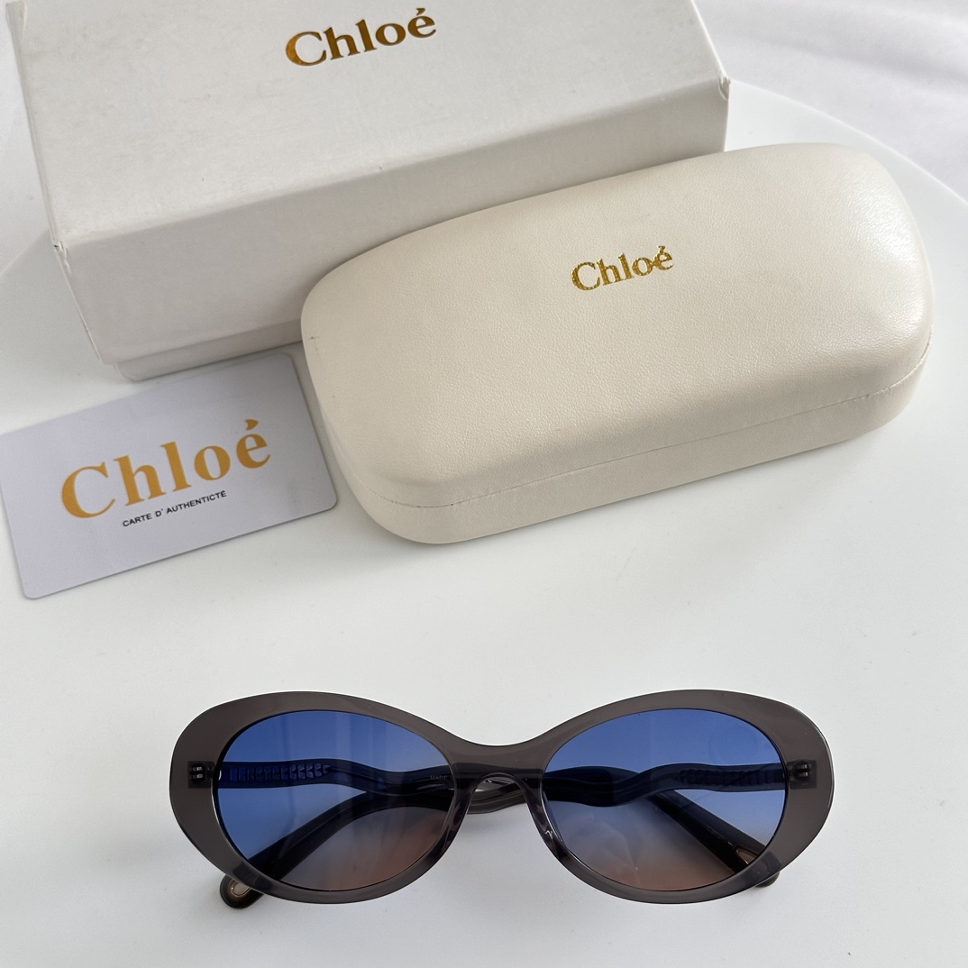 Chloe Eyewear Oval Frame Sunglasses   CH0088S - DopestKickz