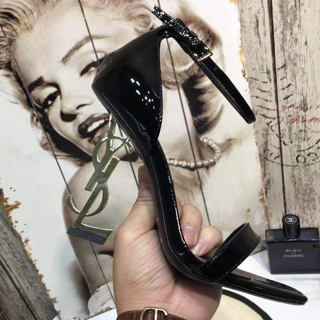 Saint Laurent YSL Heel Sandals - DopestKickz