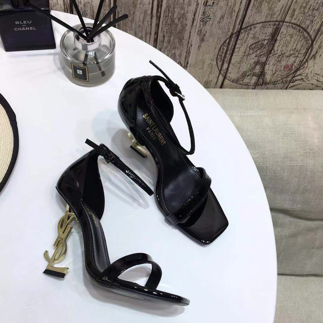 Saint Laurent YSL Heel Sandals - DopestKickz