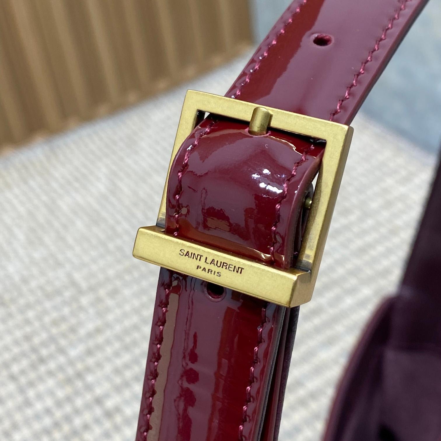 Saint Laurent Le 5 À 7 In Patent Leather - DopestKickz