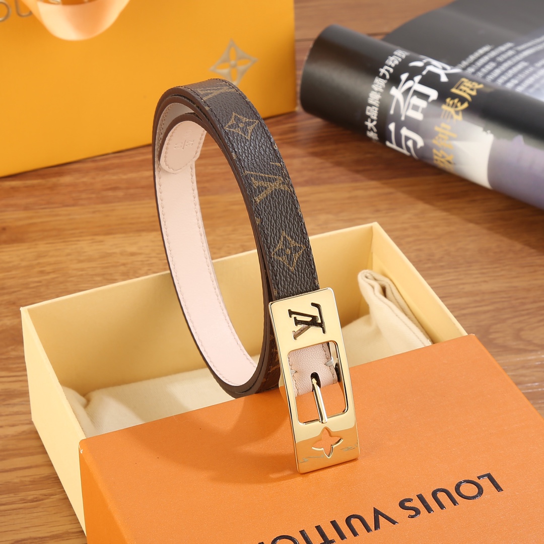 Louis Vuitton LV Duo 18MM Reversible Belt    M8370W - DopestKickz