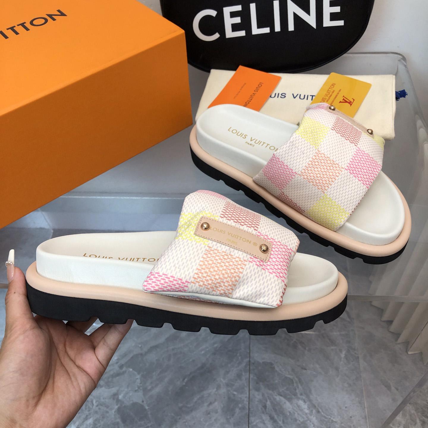 Louis Vuitton Pool Pillow Flat Comfort Mule     1ACTWW - DopestKickz