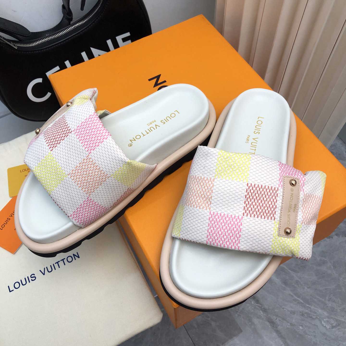 Louis Vuitton Pool Pillow Flat Comfort Mule     1ACTWW - DopestKickz