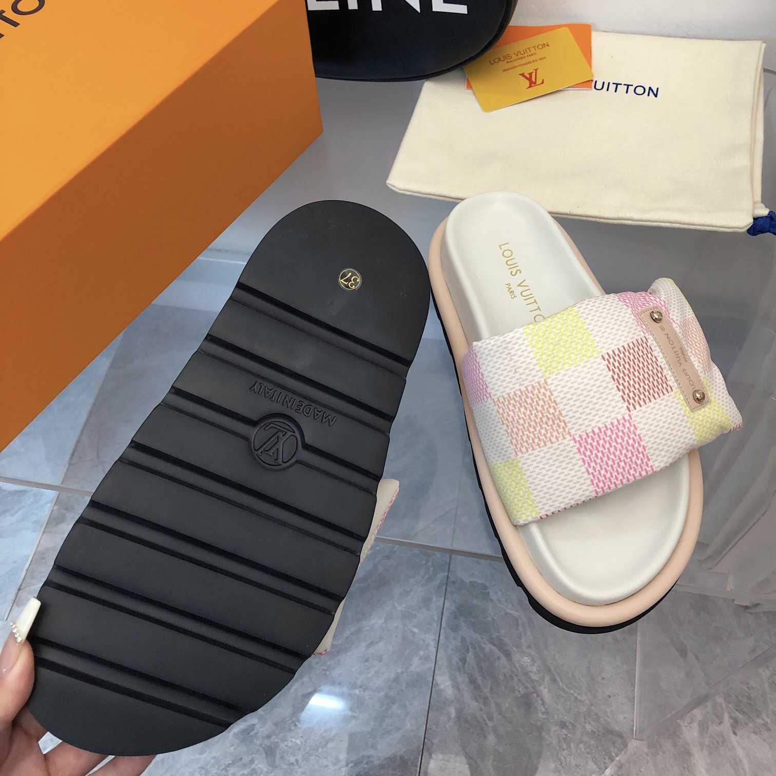 Louis Vuitton Pool Pillow Flat Comfort Mule     1ACTWW - DopestKickz