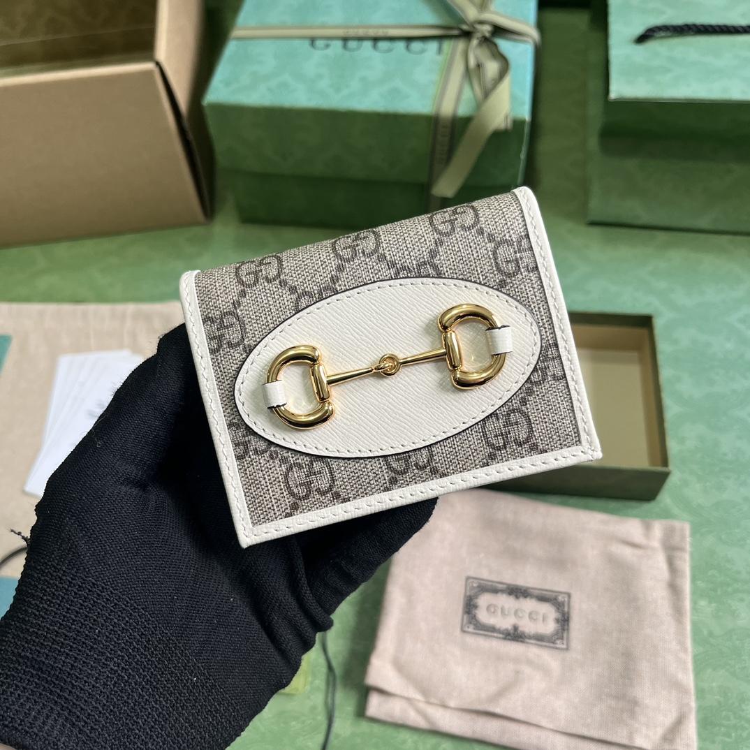 Gucci Horsebit 1955 Card Case Wallet - DopestKickz