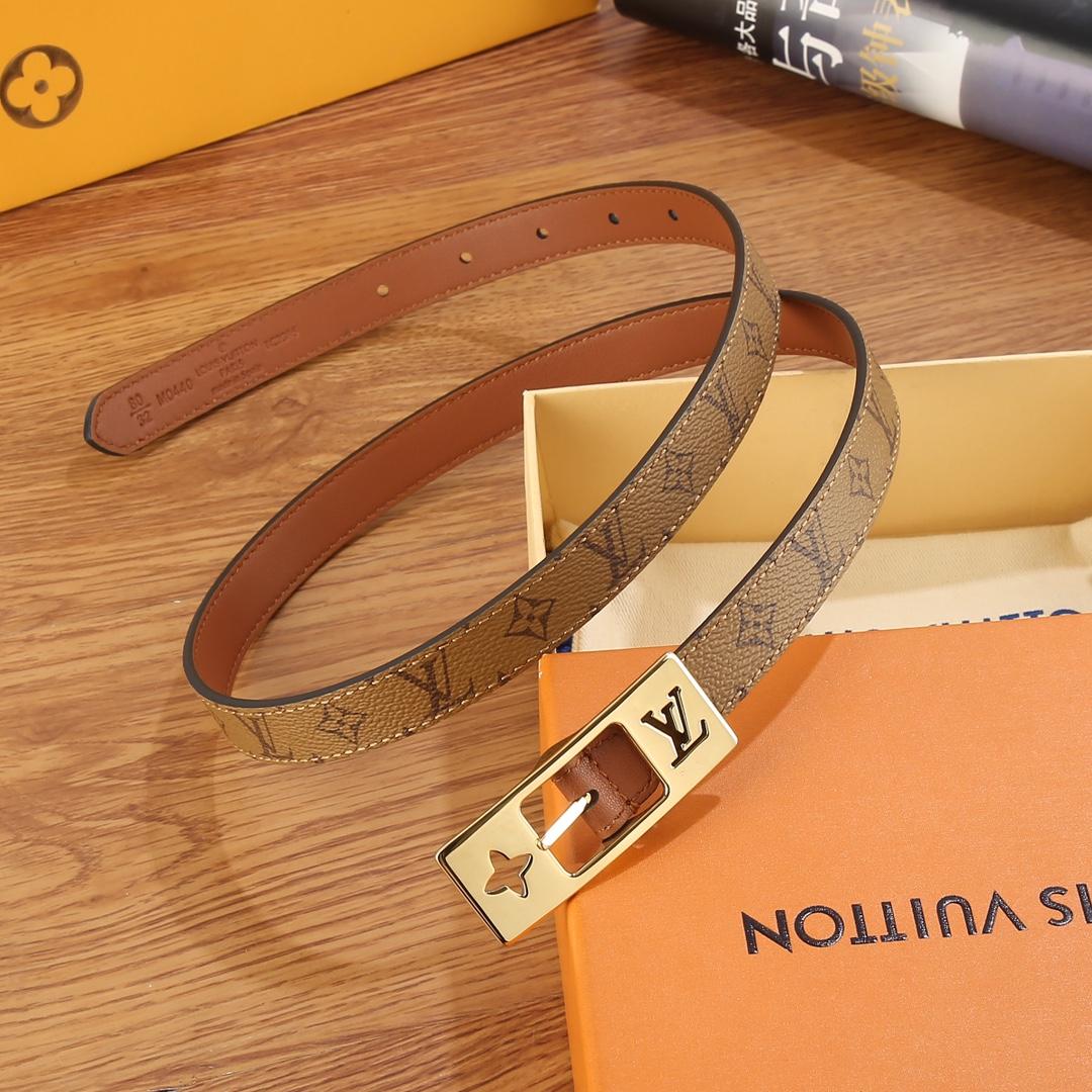 Louis Vuitton LV Duo 18MM Reversible Belt    M8369W - DopestKickz