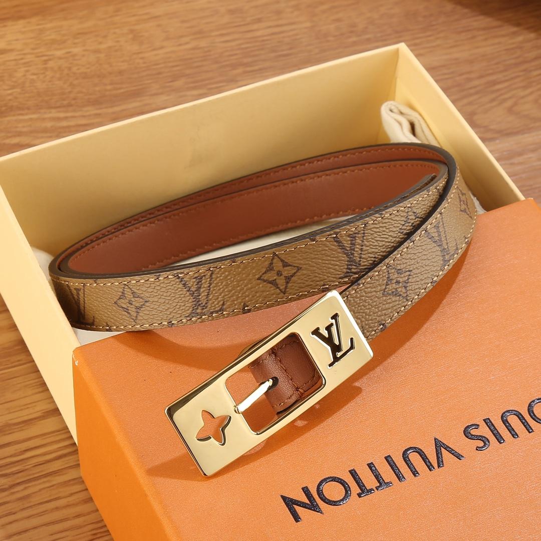 Louis Vuitton LV Duo 18MM Reversible Belt    M8369W - DopestKickz