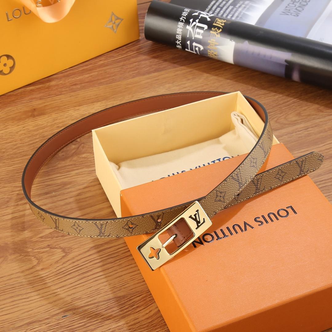 Louis Vuitton LV Duo 18MM Reversible Belt    M8369W - DopestKickz