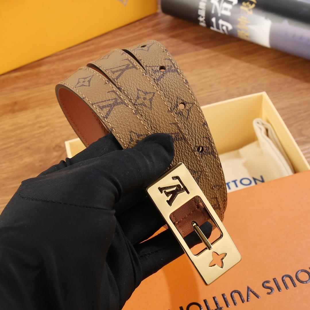 Louis Vuitton LV Duo 18MM Reversible Belt    M8369W - DopestKickz