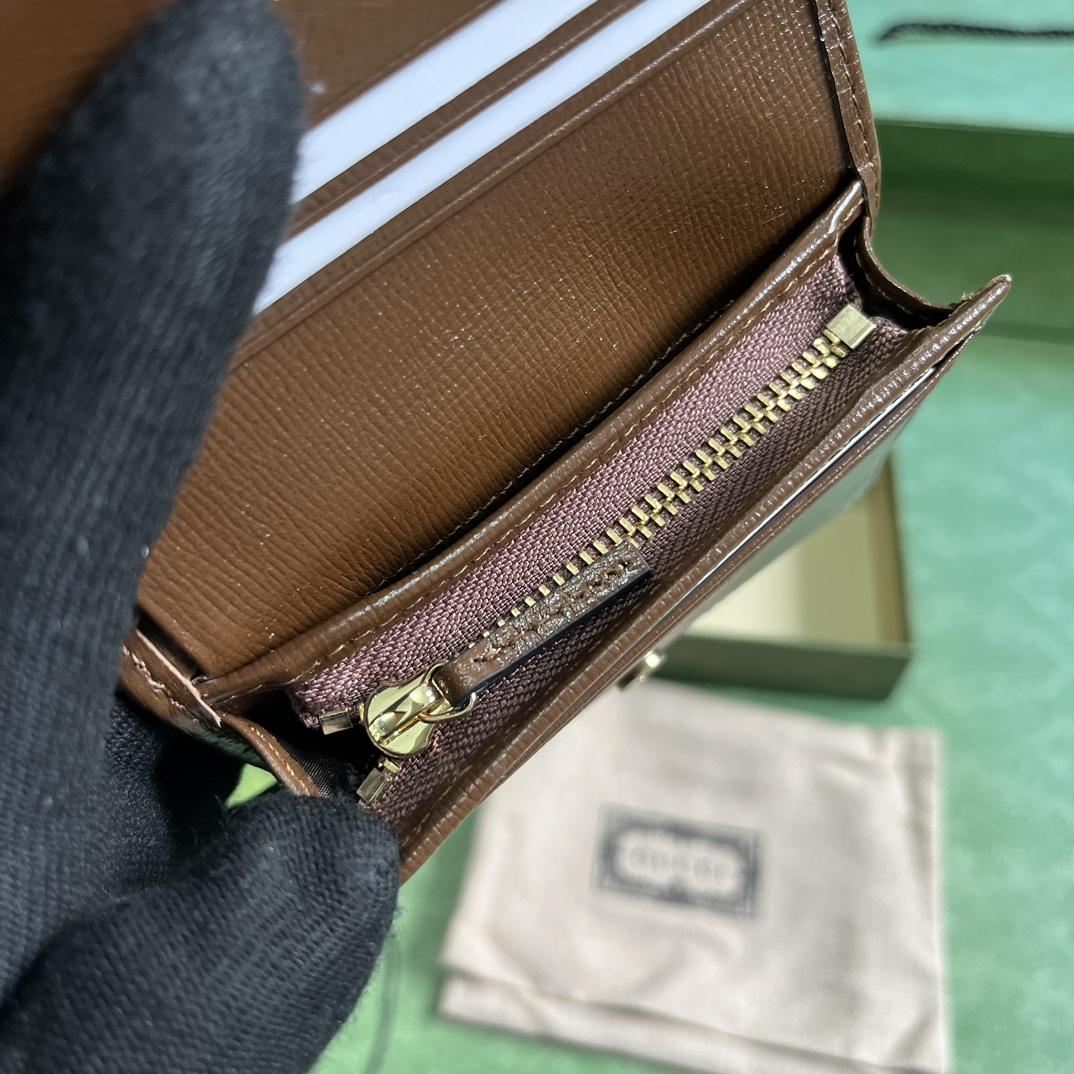 Gucci Horsebit 1955 Card Case Wallet - DopestKickz