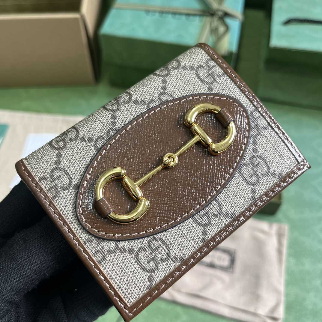 Gucci Horsebit 1955 Card Case Wallet - DopestKickz